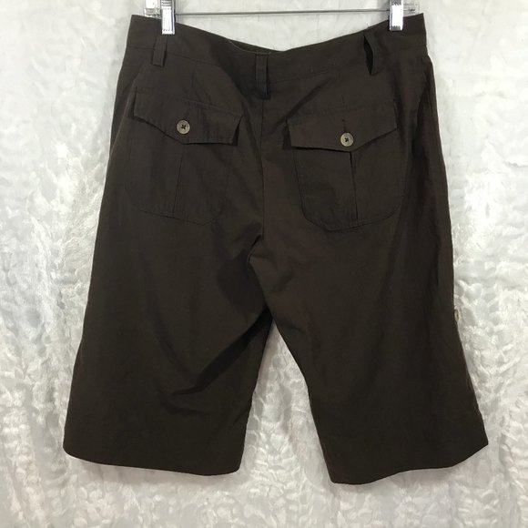 Weatherproof Women's Roll-Tap Bermuda Shorts - Picture 4 of 9